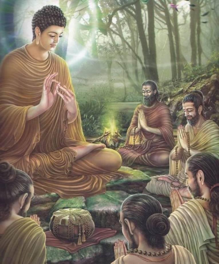 รูปพระพุทธเจ้า buddha และปัจจวัคคีย์